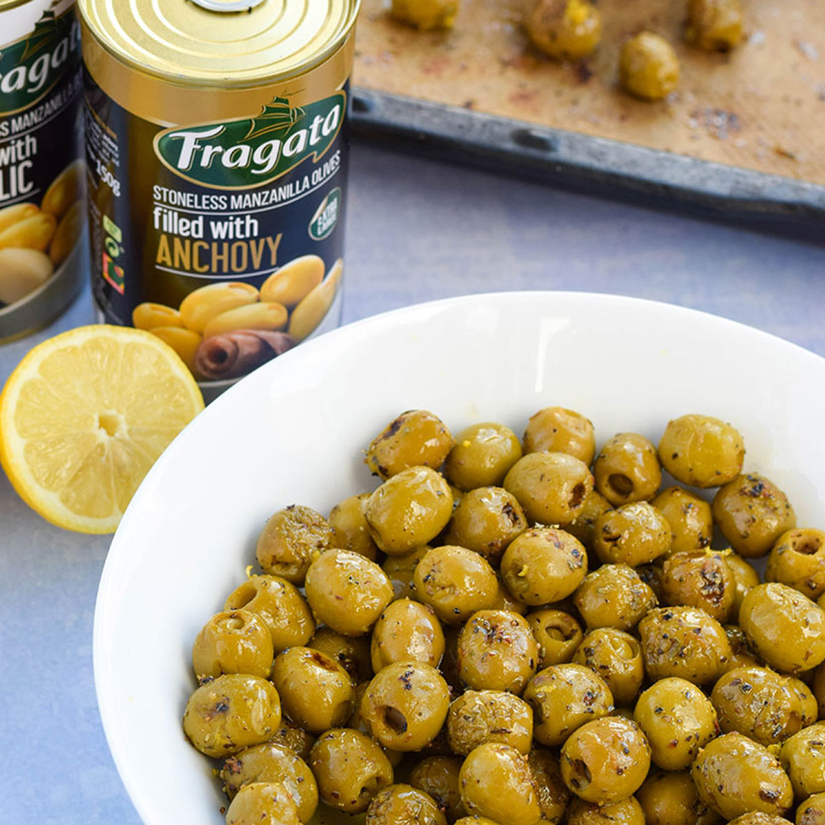 Grilled Olives Recipe