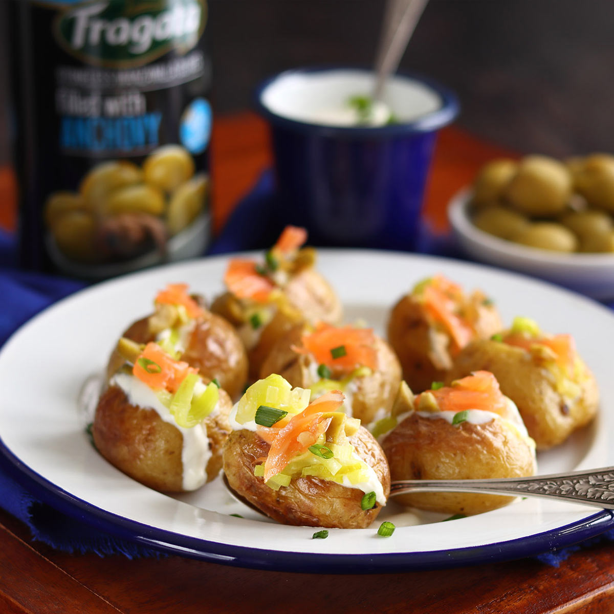Mini Potatoes With Salmon Capers Recipe