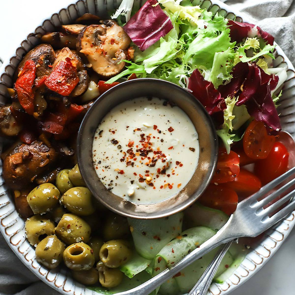 Mediterranean Power Bowl Salad Recipe