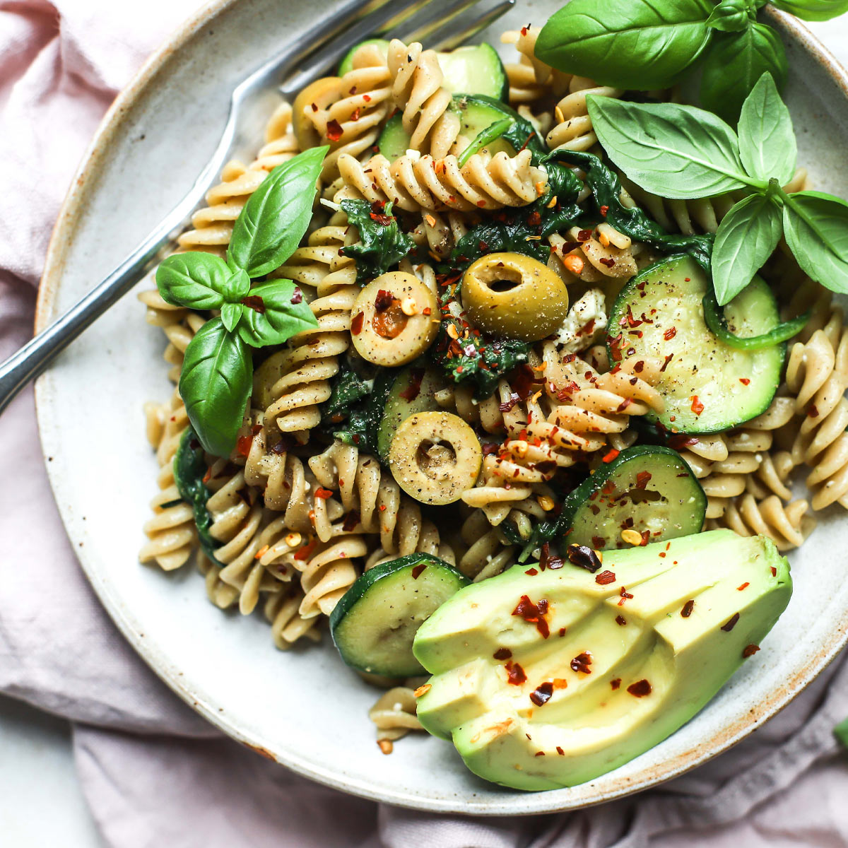 Supergreen Olive Pasta Recipe